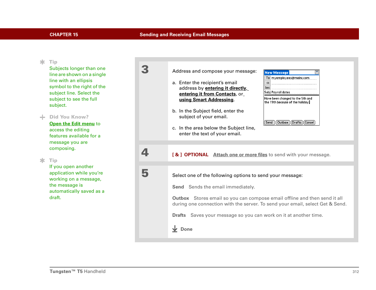 Palm T5 User Manual | Page 334 / 675