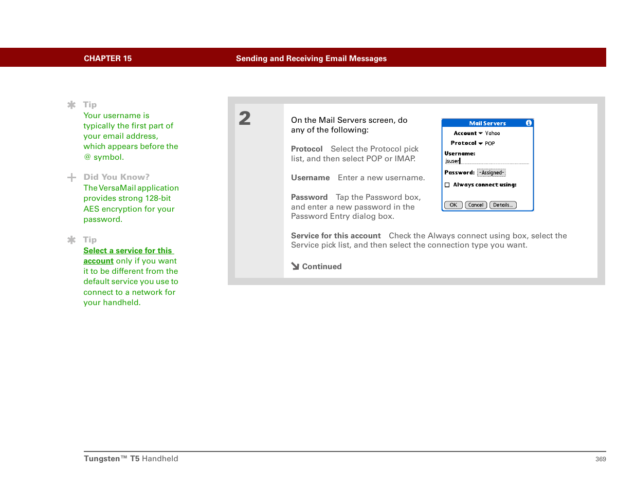 Palm T5 User Manual | Page 391 / 675