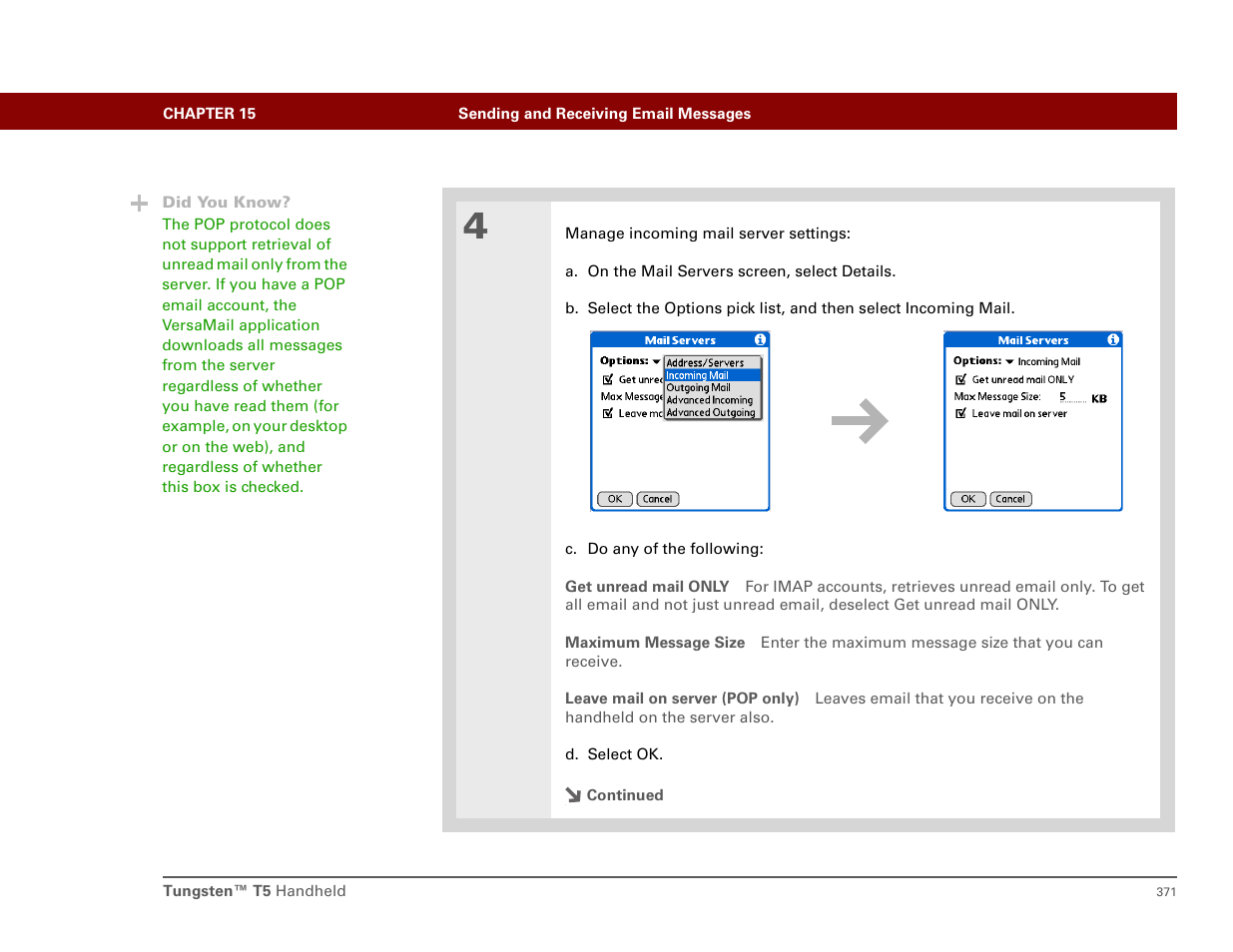 Palm T5 User Manual | Page 393 / 675