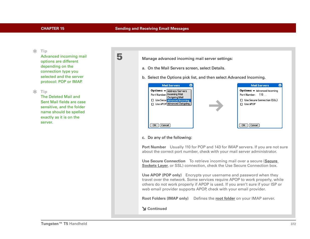 Palm T5 User Manual | Page 394 / 675