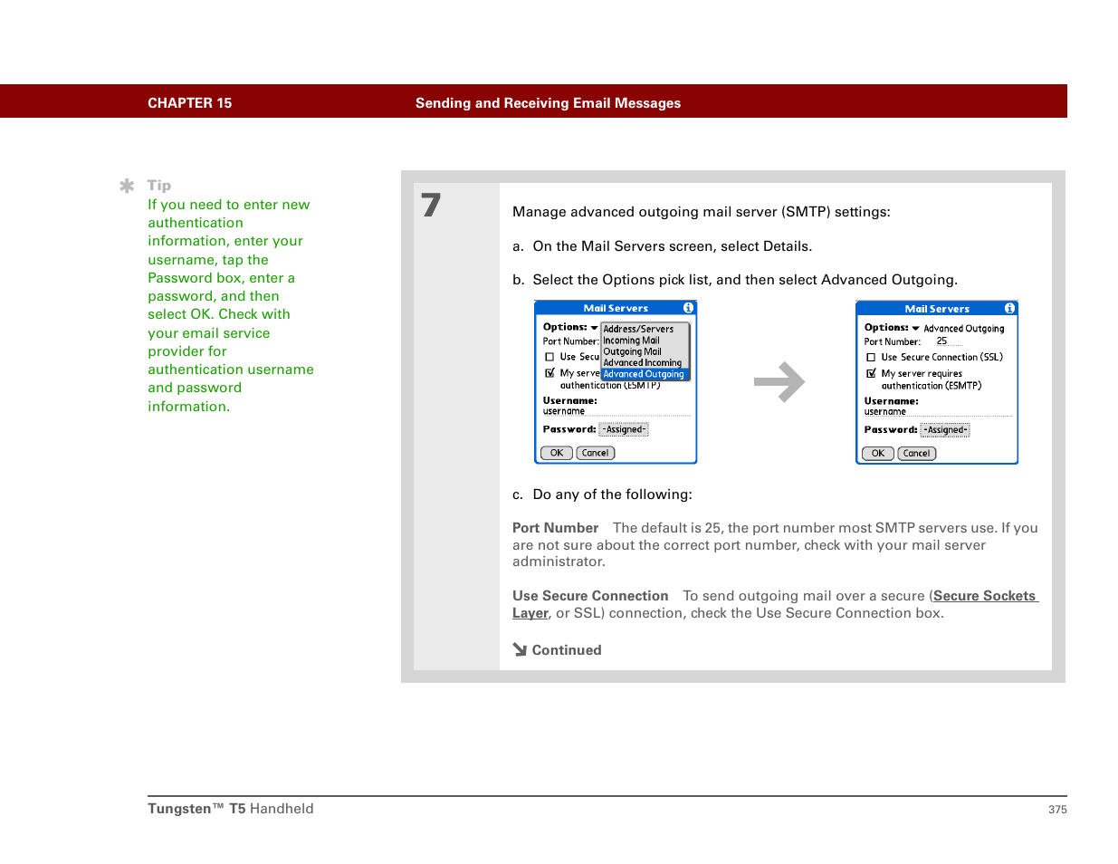 Palm T5 User Manual | Page 397 / 675