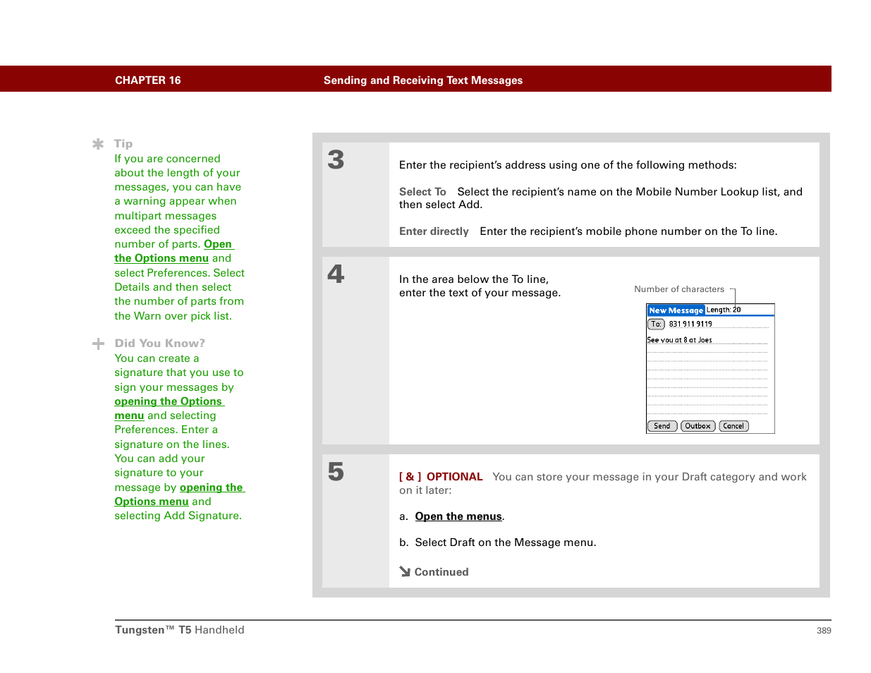 Palm T5 User Manual | Page 411 / 675