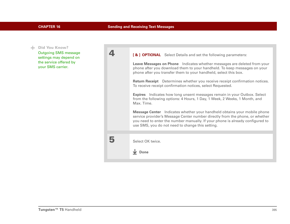 Palm T5 User Manual | Page 417 / 675