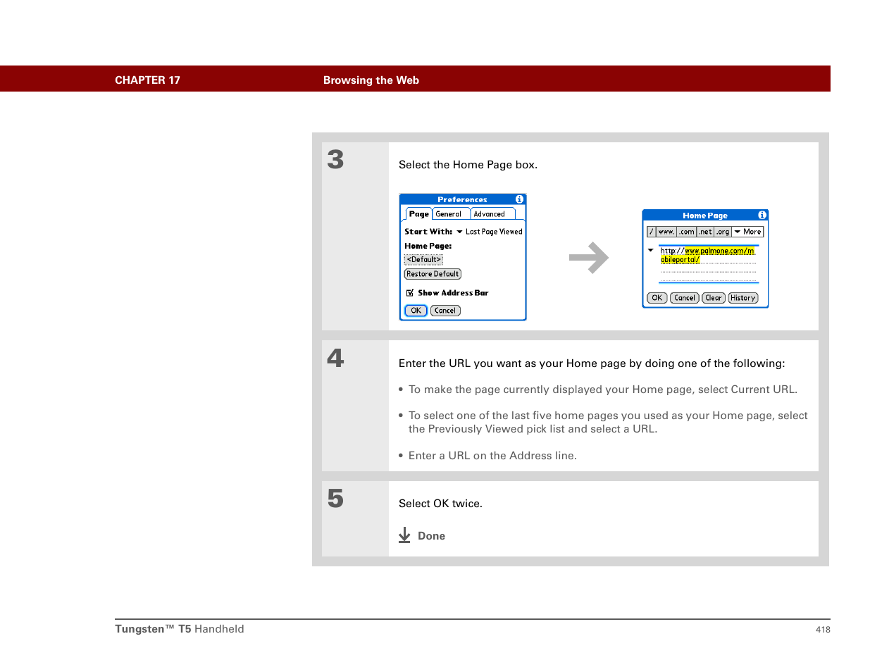 Palm T5 User Manual | Page 440 / 675