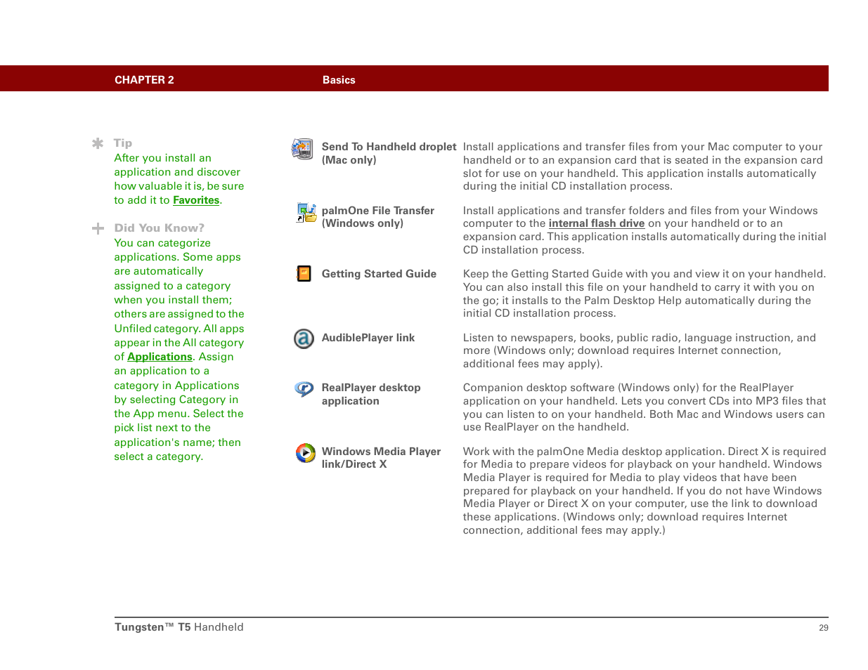 Palm T5 User Manual | Page 51 / 675