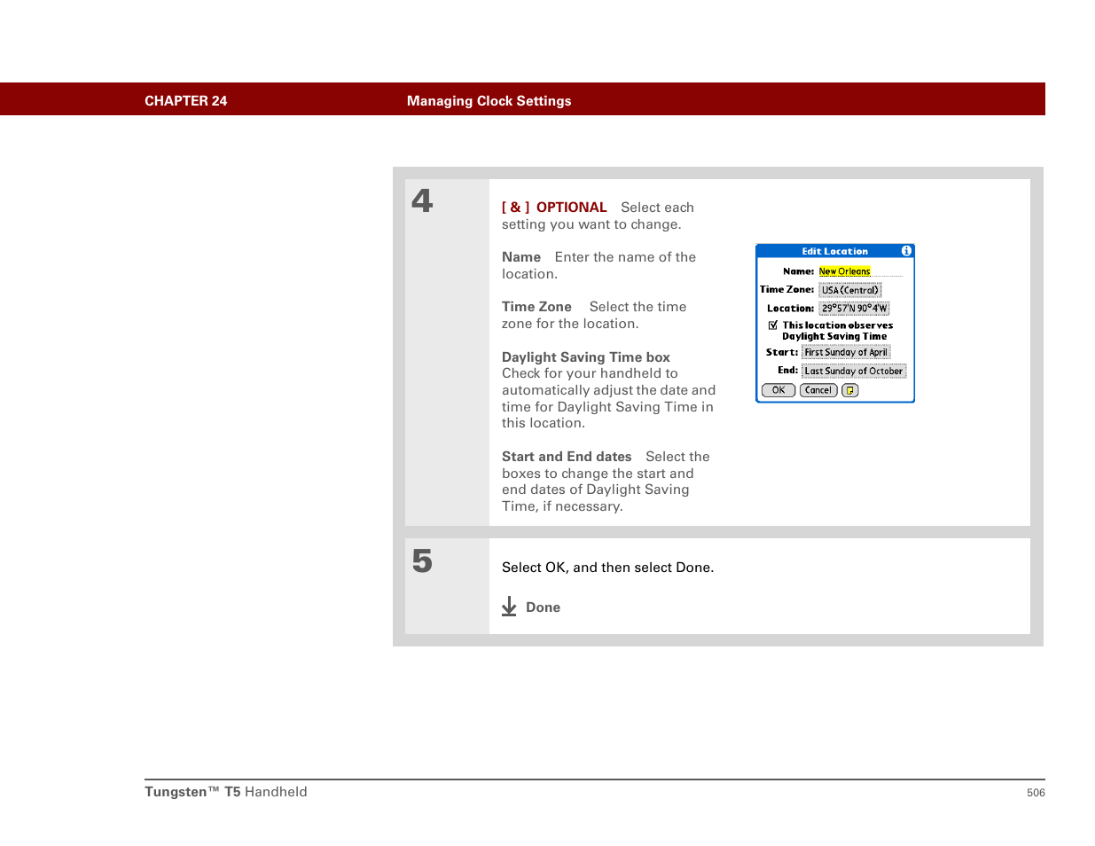 Palm T5 User Manual | Page 528 / 675