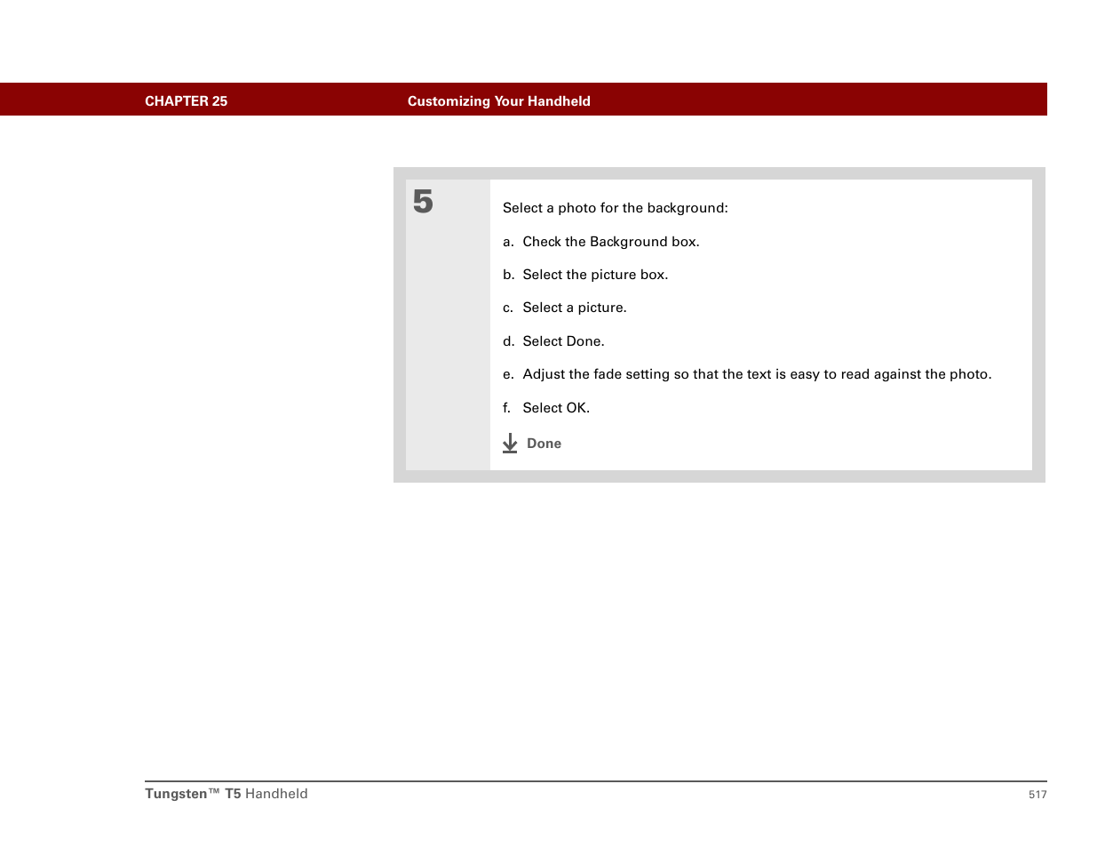 Palm T5 User Manual | Page 539 / 675