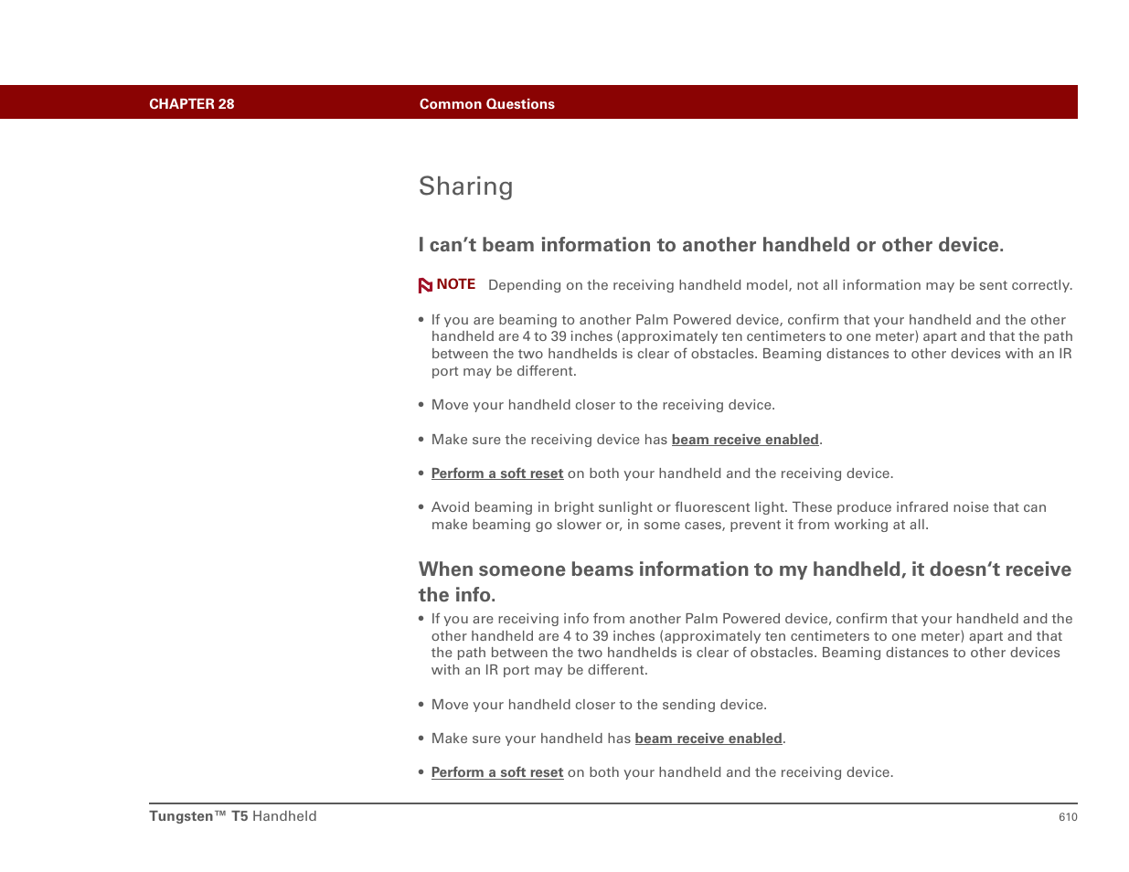 Sharing | Palm T5 User Manual | Page 632 / 675