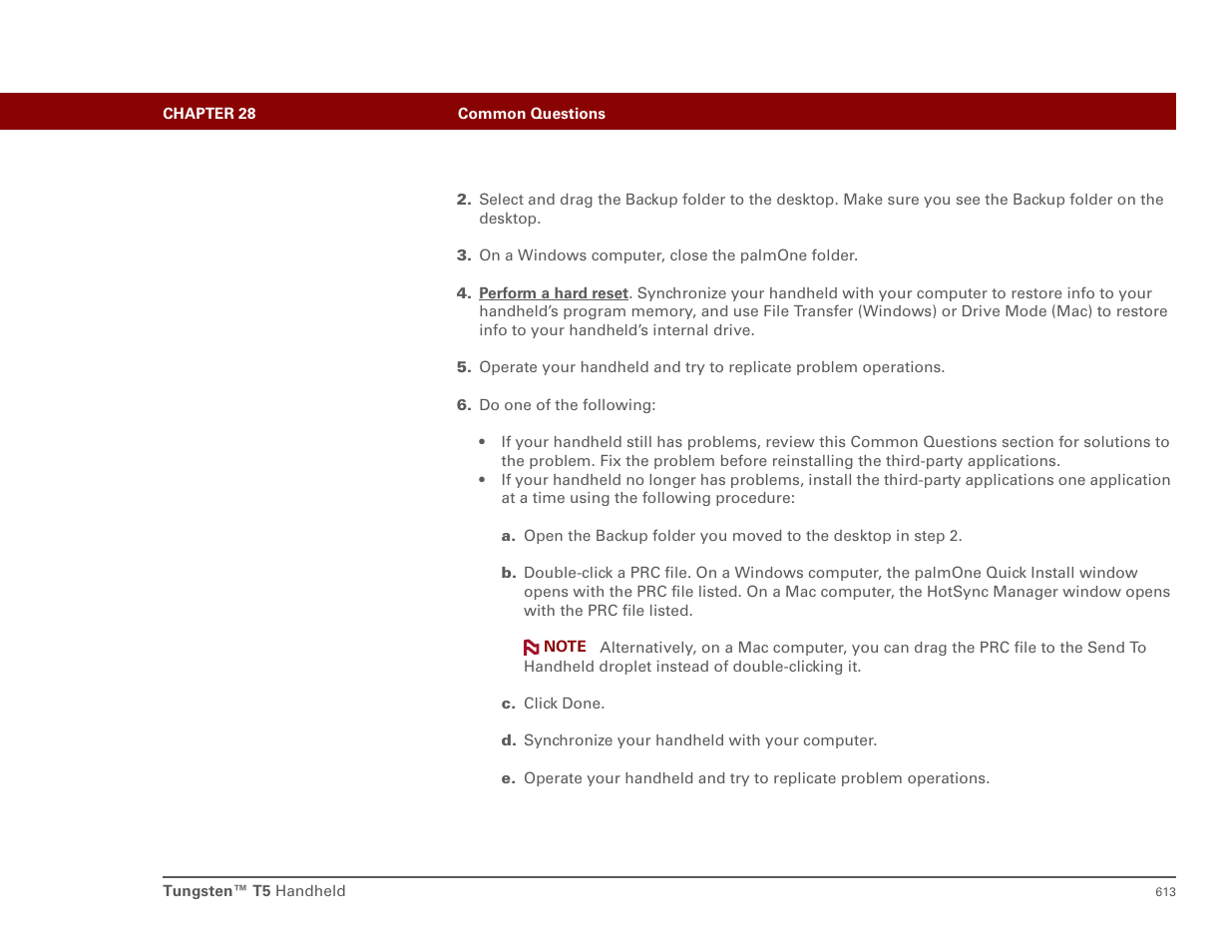 Palm T5 User Manual | Page 635 / 675