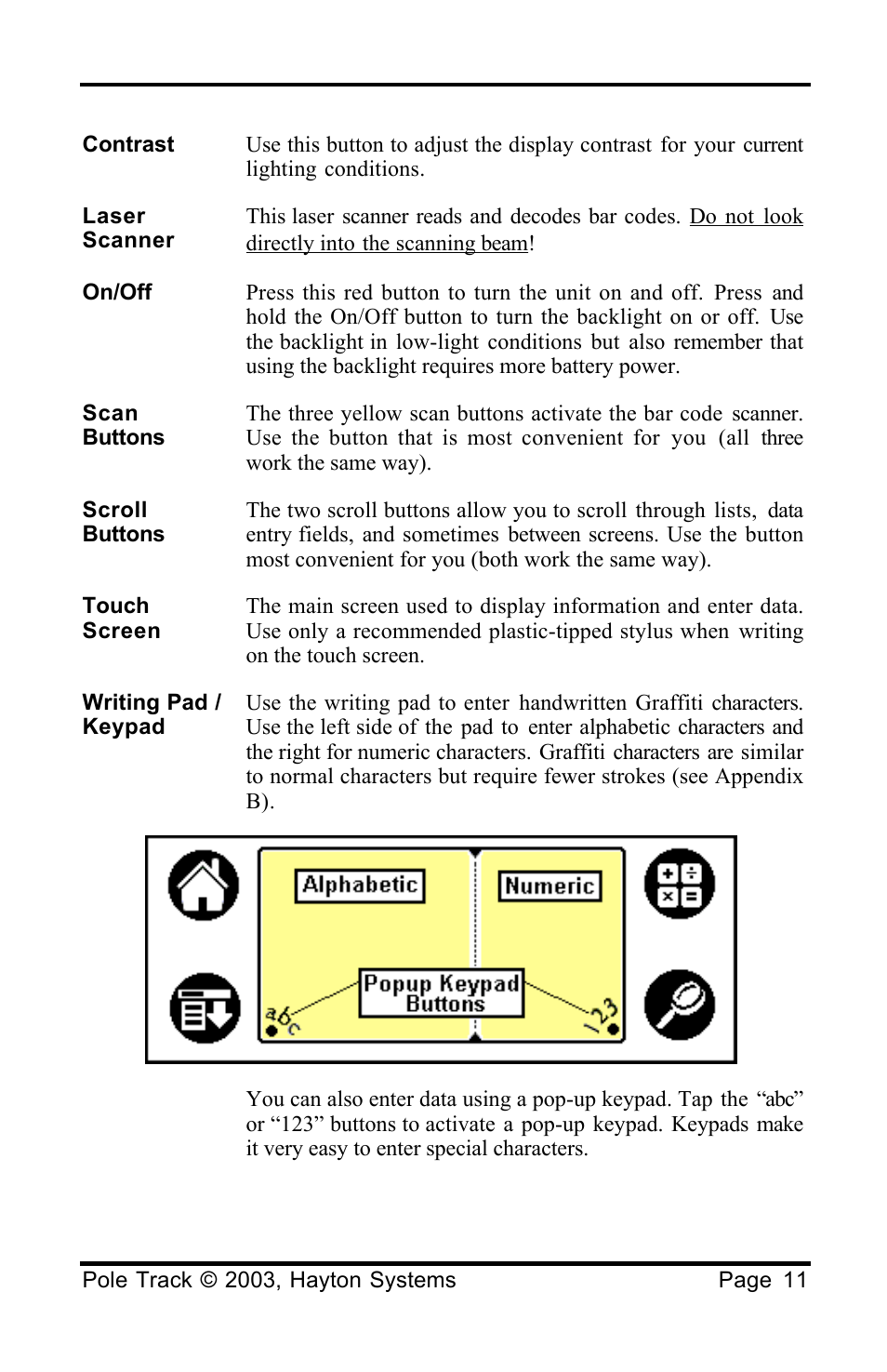 Palm HPK012 User Manual | Page 15 / 37