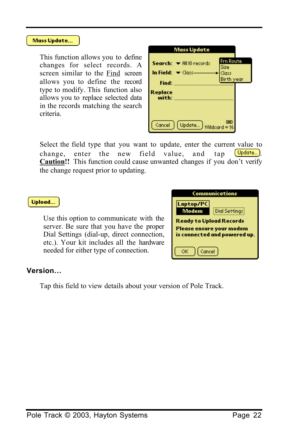 Palm HPK012 User Manual | Page 26 / 37