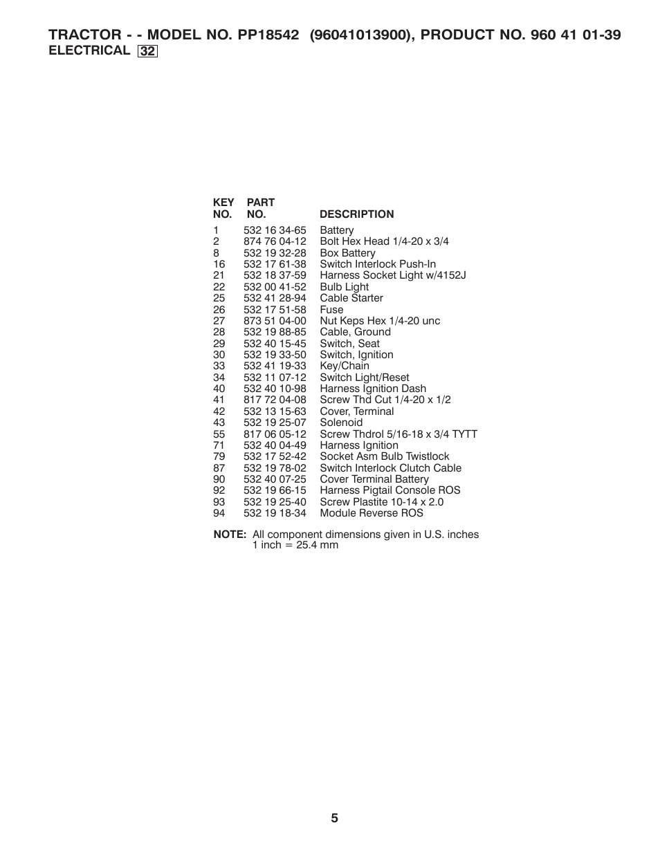 Poulan 96041013900 User Manual | Page 5 / 17