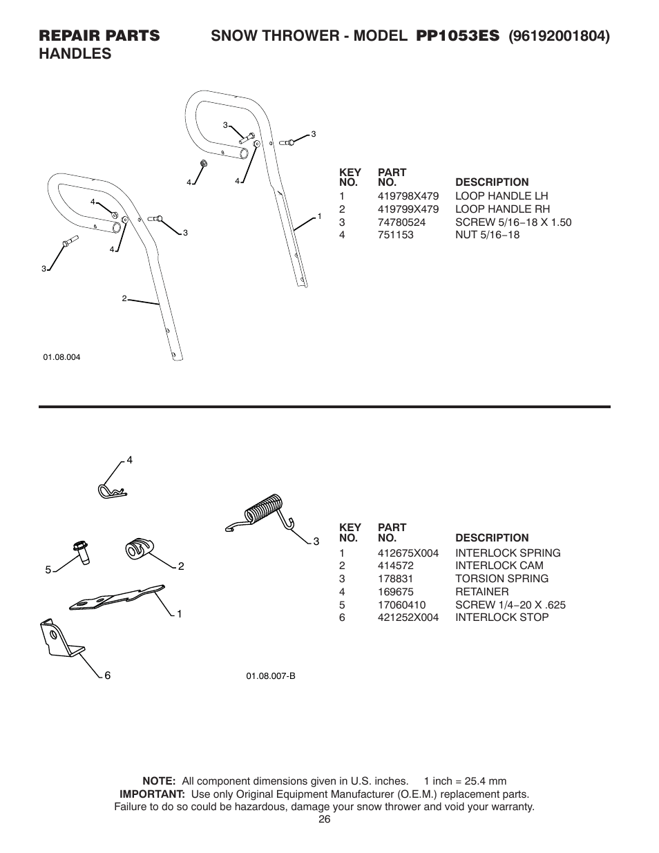 Poulan 96192001804 User Manual | Page 26 / 40