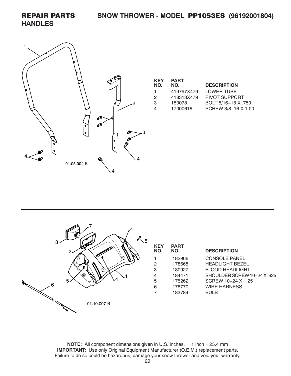 Poulan 96192001804 User Manual | Page 29 / 40