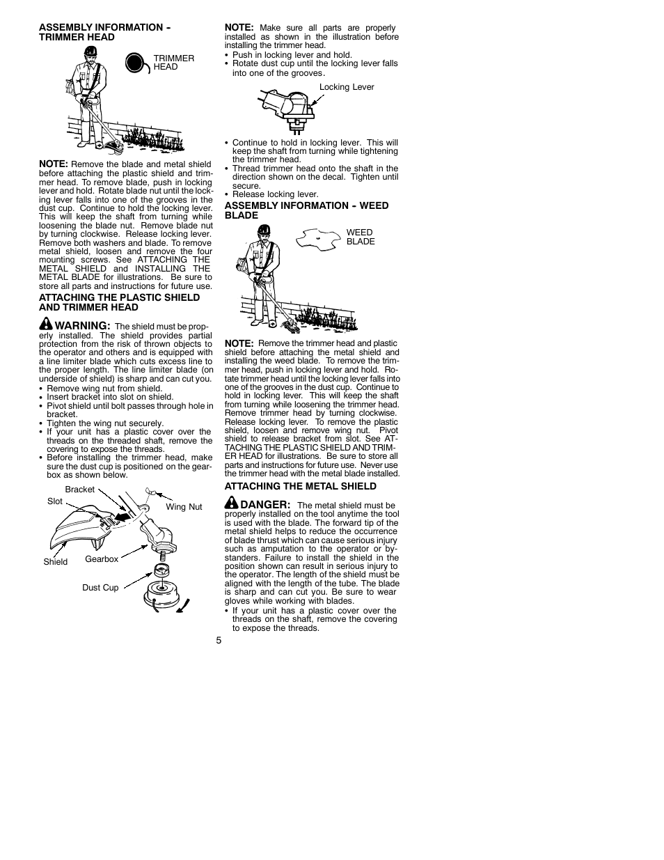 Poulan BC2400P User Manual | Page 5 / 11