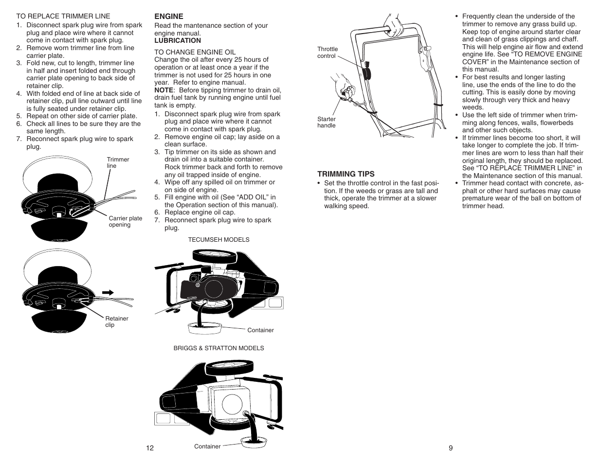 Poulan 177817 User Manual | Page 12 / 20