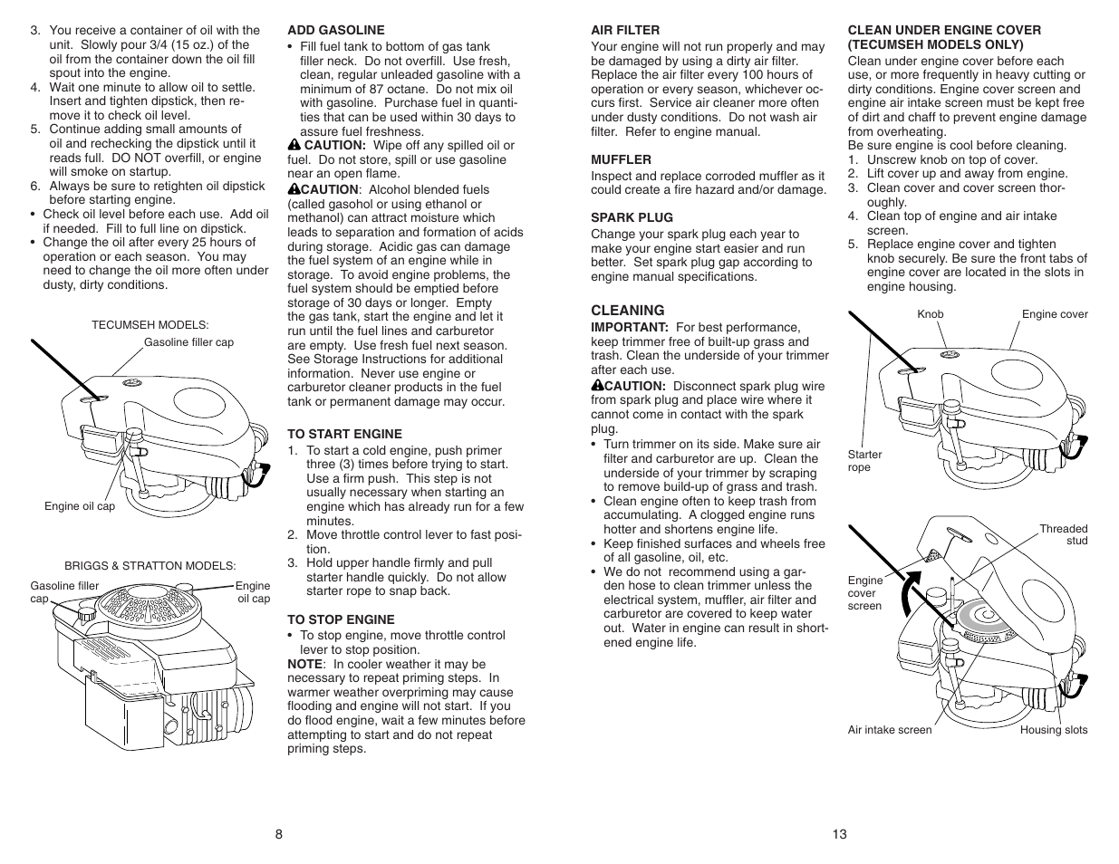 Poulan 177817 User Manual | Page 8 / 20