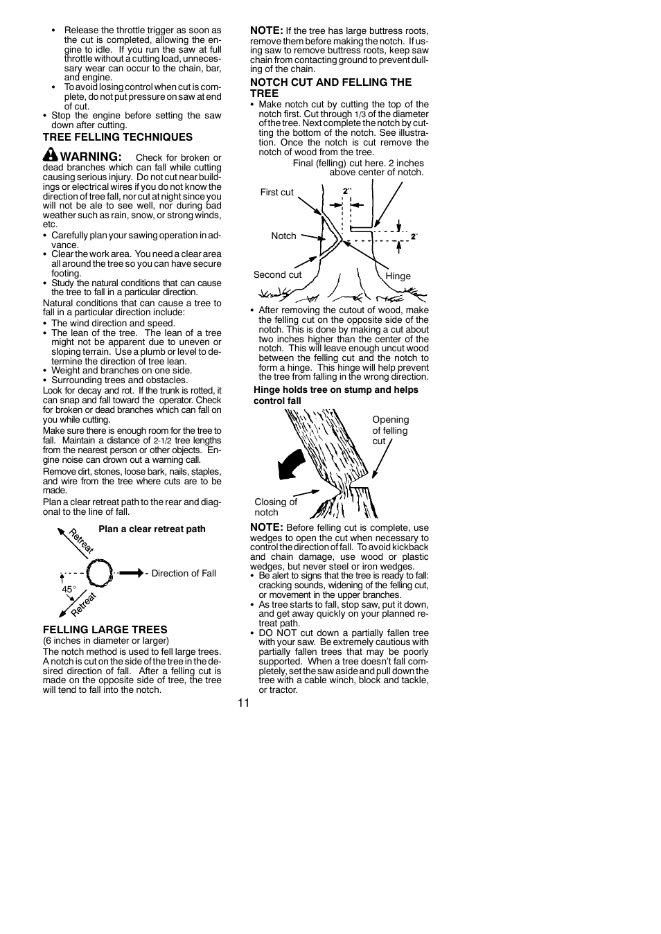 Warning | Poulan 530164817 User Manual | Page 11 / 18