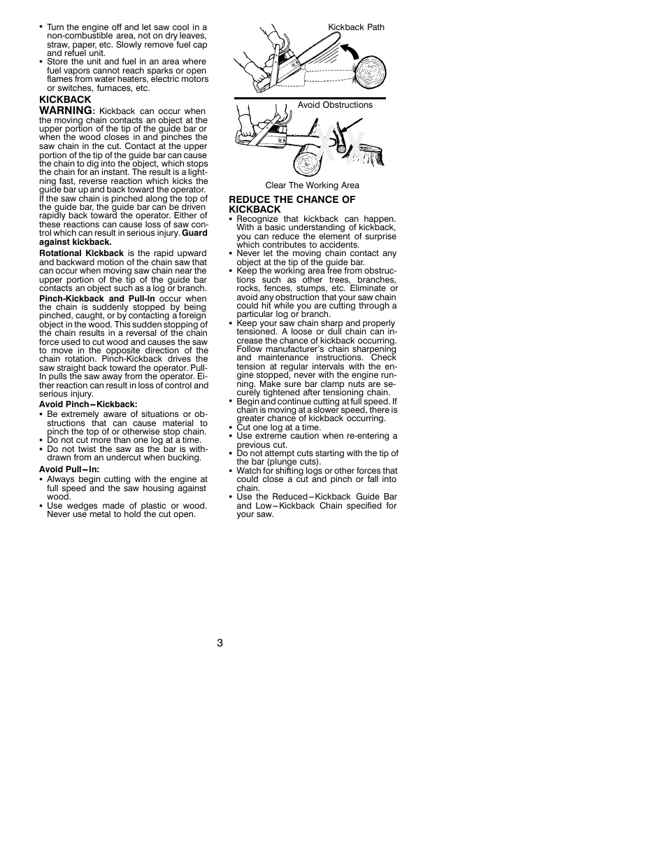 Poulan 530087722 User Manual | Page 3 / 13