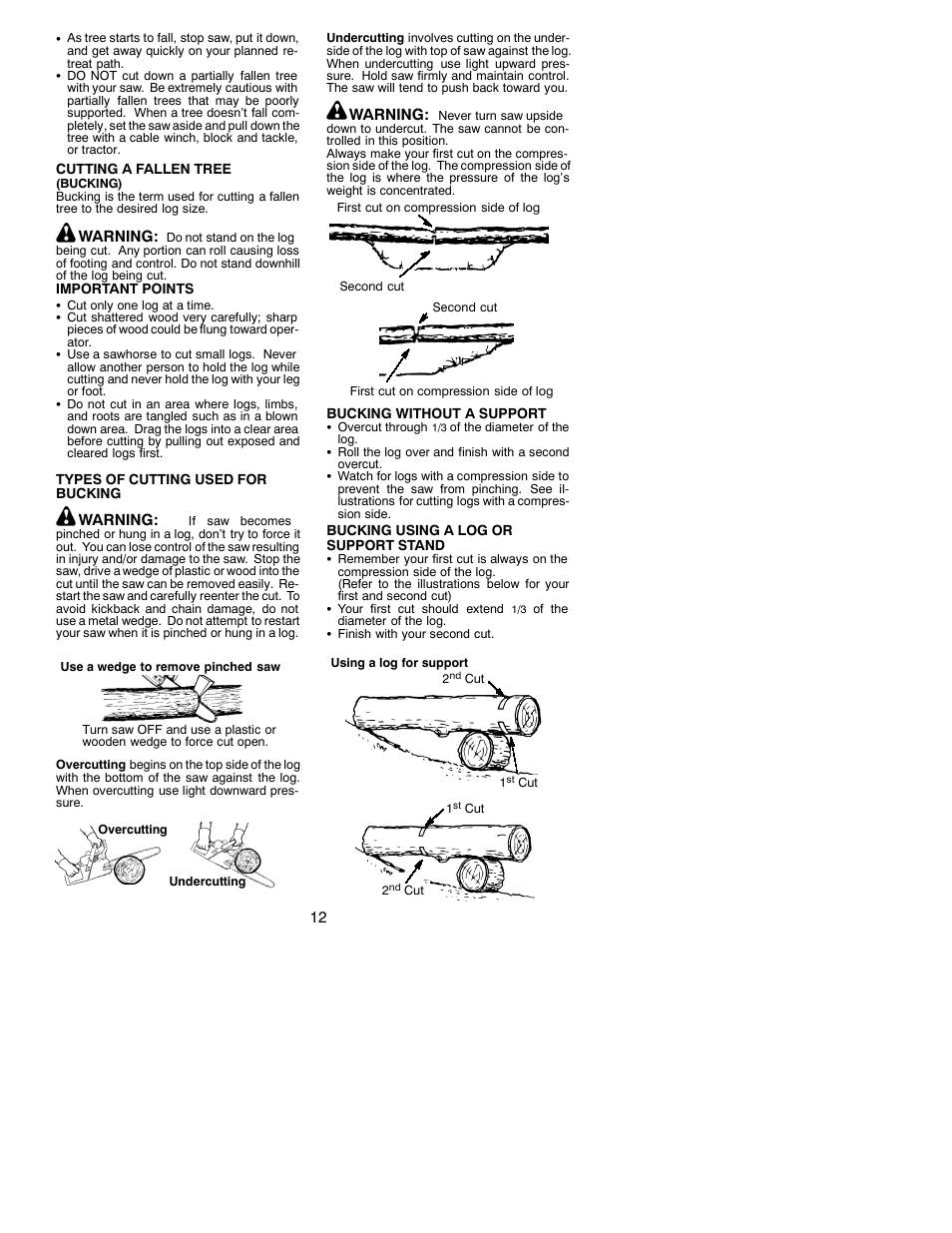 Poulan 2350 User Manual | Page 12 / 17