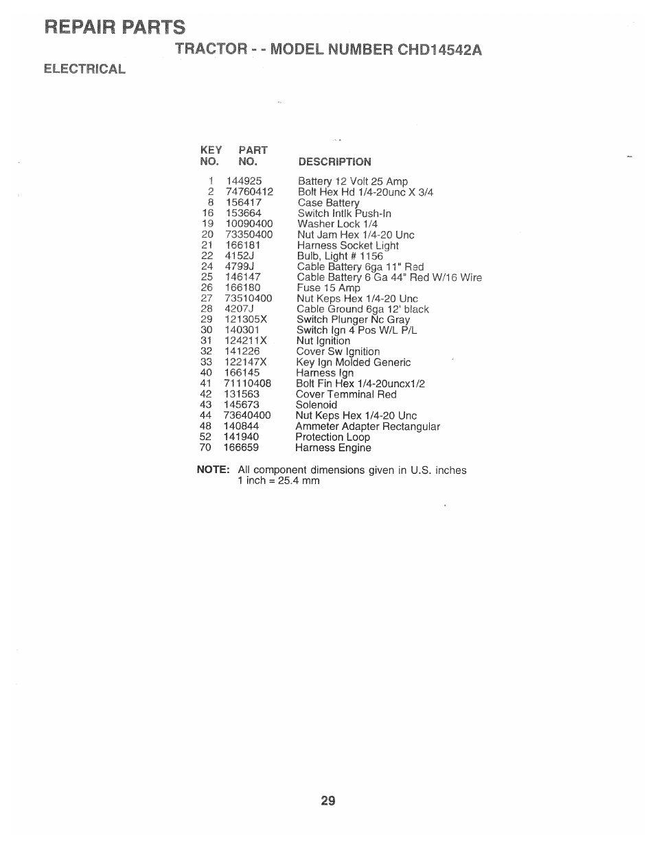 Repair parts | Poulan 168301 User Manual | Page 27 / 42