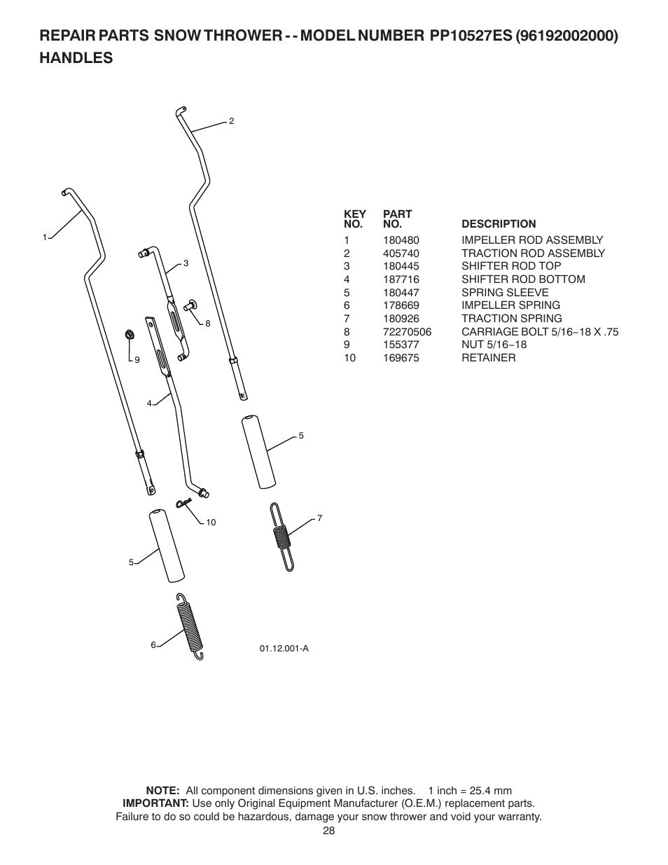 Poulan 96192002000 User Manual | Page 28 / 40