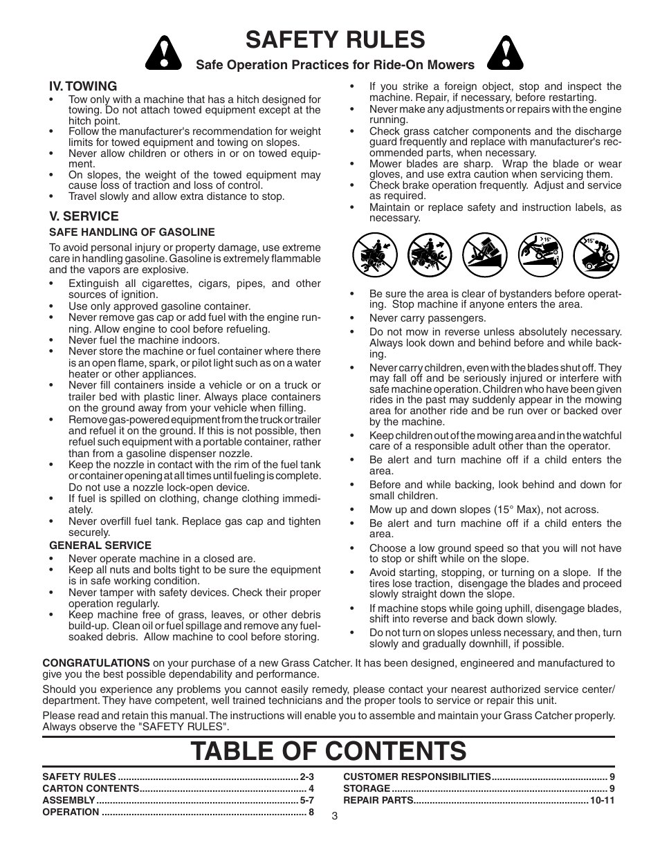 Poulan 402345 User Manual | Page 3 / 11
