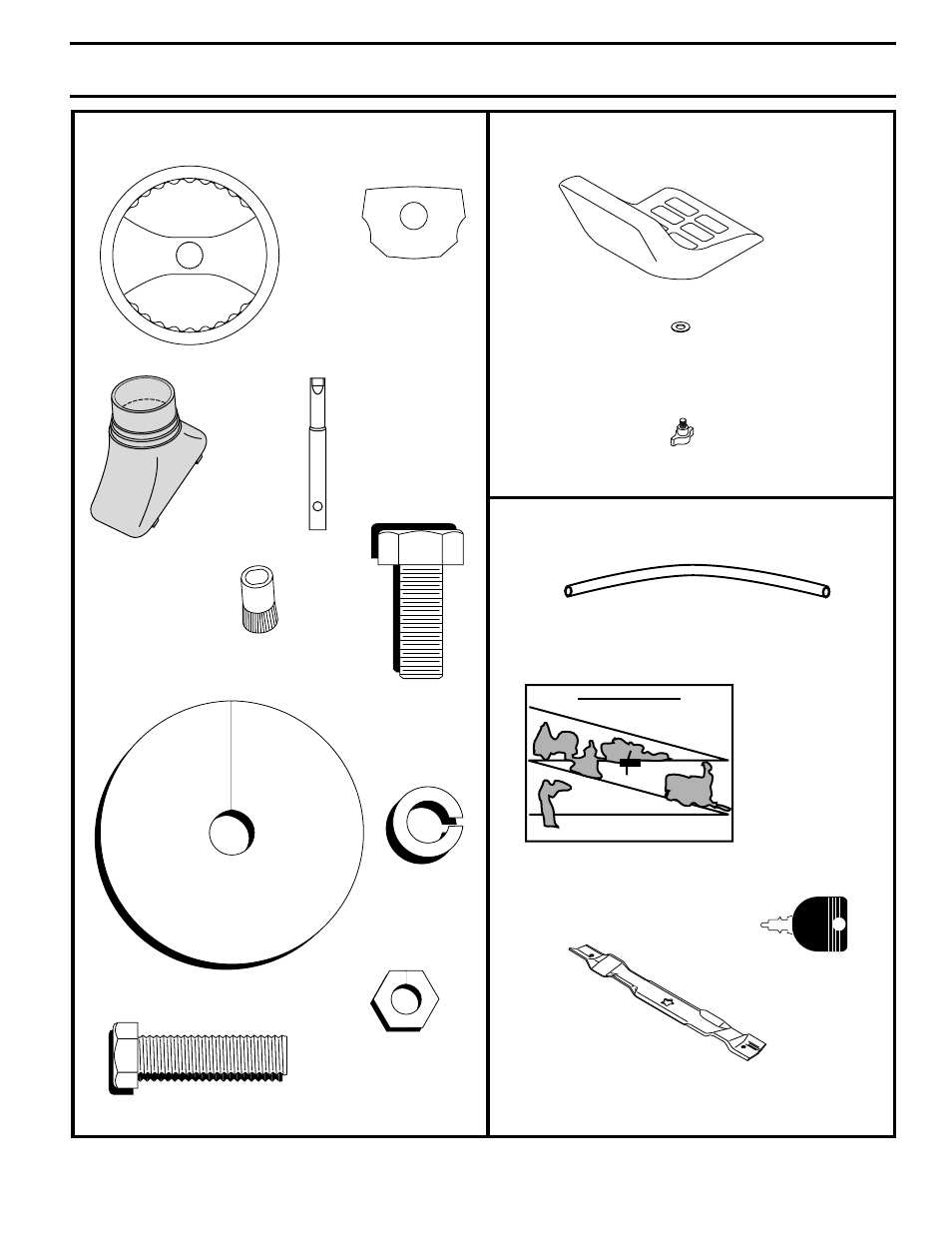 Unassembled parts | Poulan 178087 User Manual | Page 5 / 48