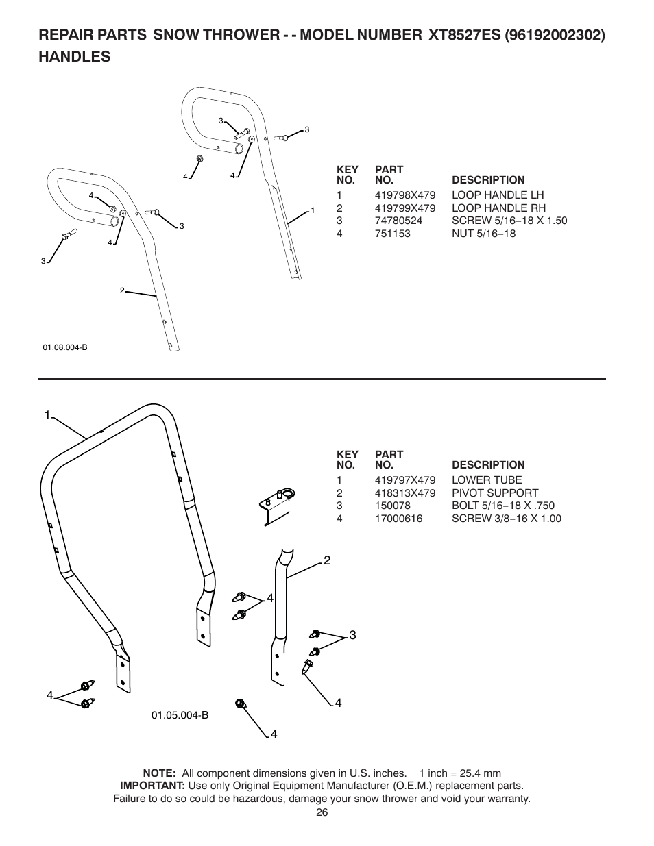 Poulan 422075 User Manual | Page 26 / 40