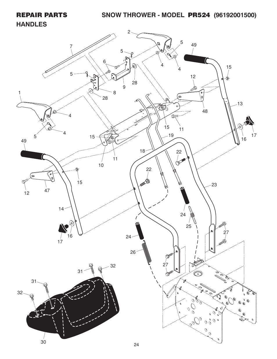 Poulan 414639 User Manual | Page 24 / 32