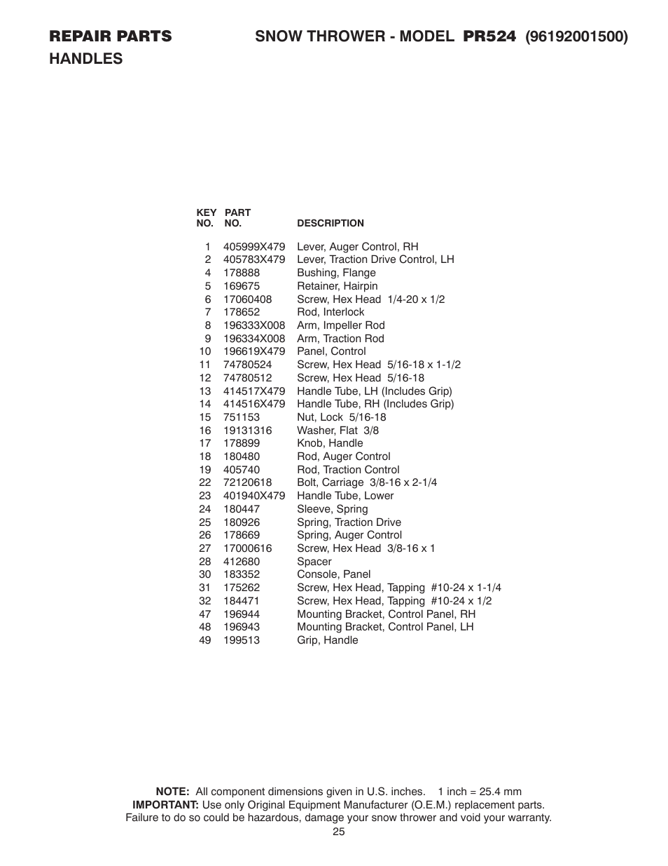 Poulan 414639 User Manual | Page 25 / 32