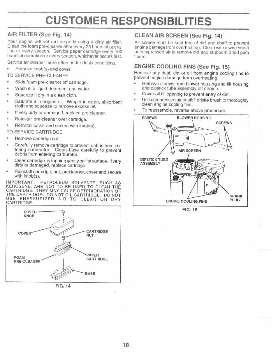 I . ad i i f-*!; f fi f o ‘ s 5 | Poulan 165370 User Manual | Page 18 / 48