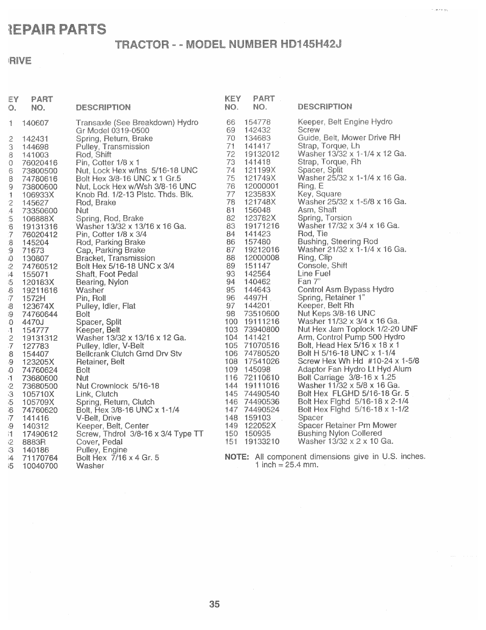 Lepair parts, I-' ‘z“-:.! - model nym 