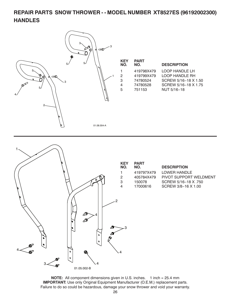 Poulan 96192002300 User Manual | Page 26 / 40
