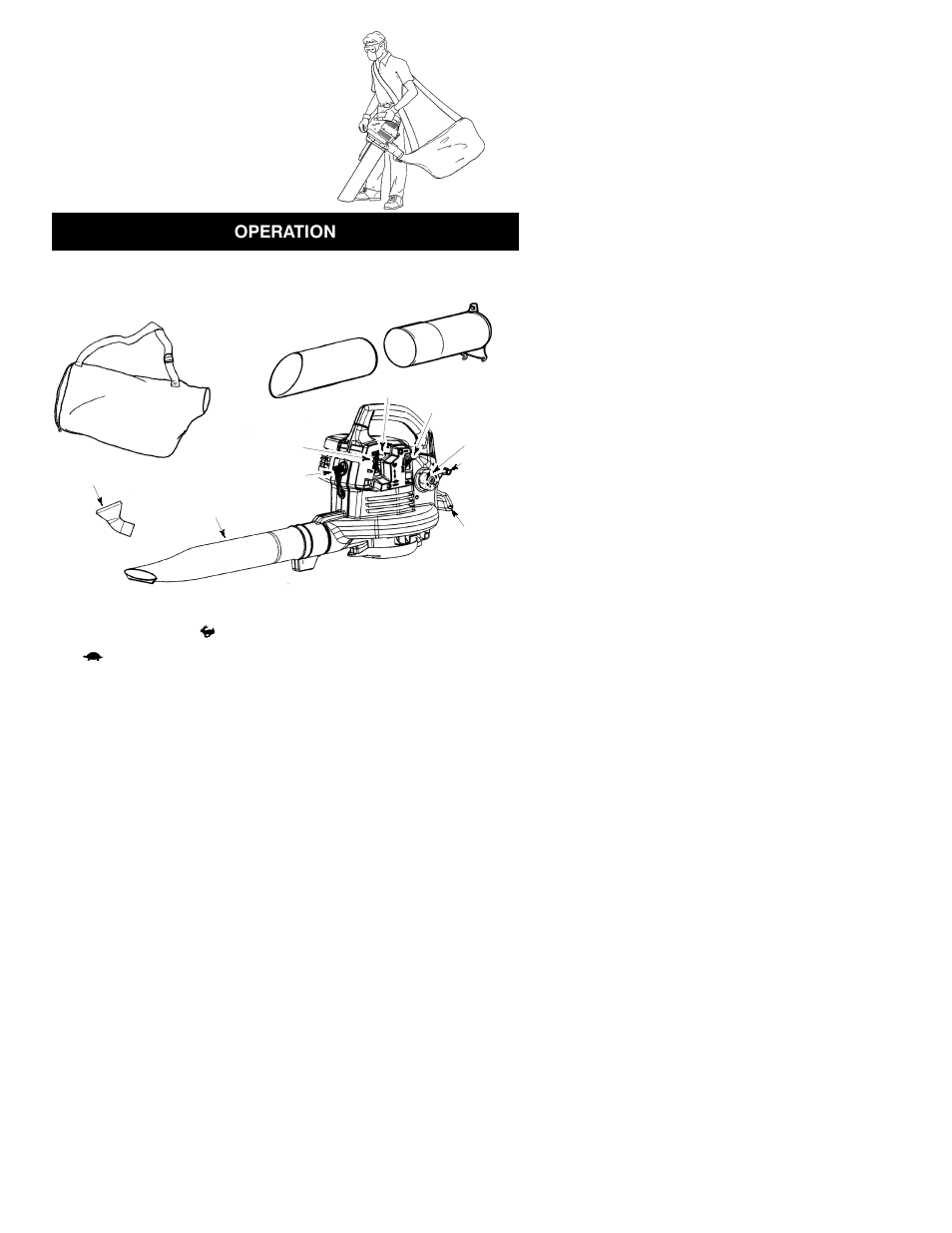 Operation | Poulan BVM200 LE User Manual | Page 5 / 12