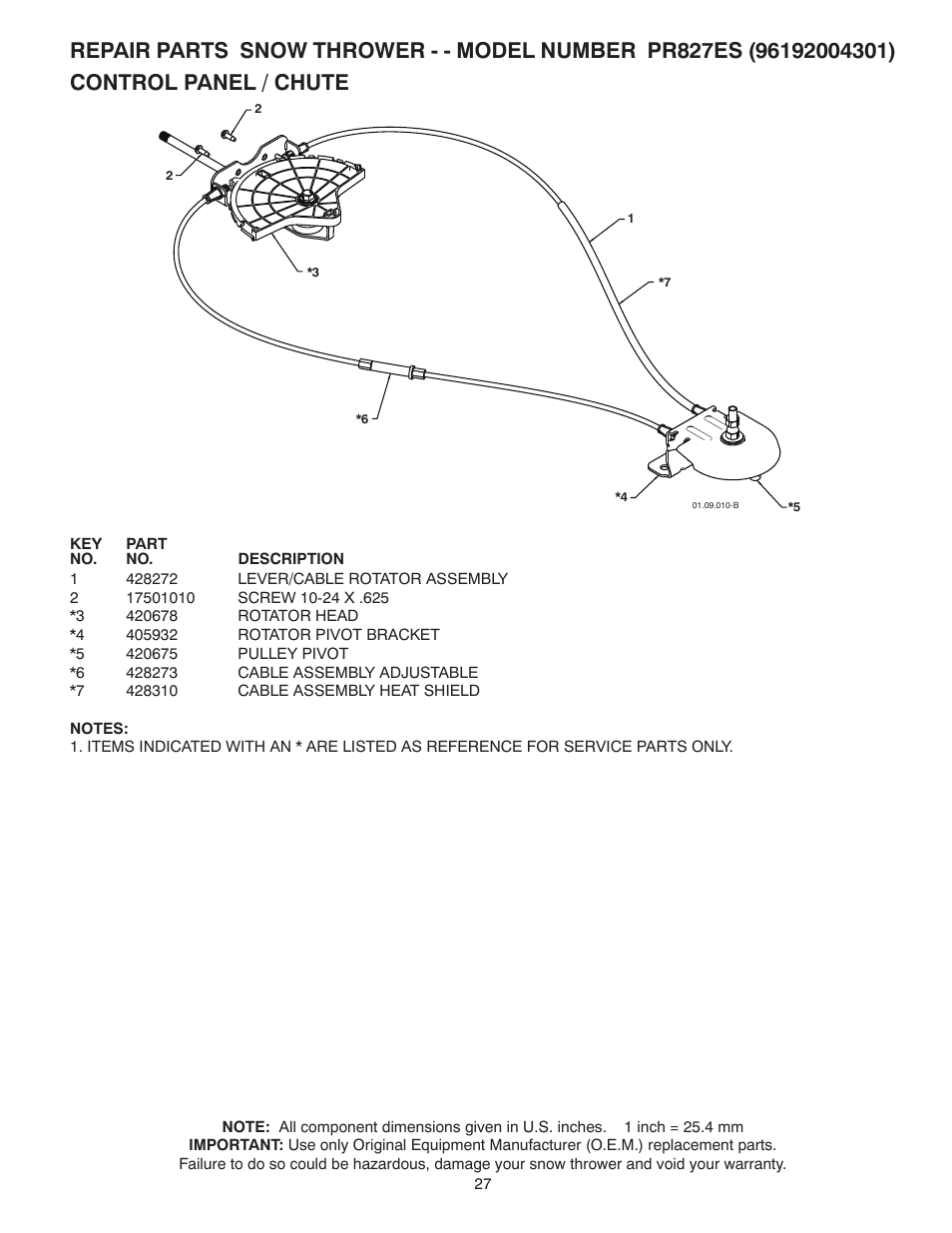 Poulan 96192004301 User Manual | Page 27 / 44