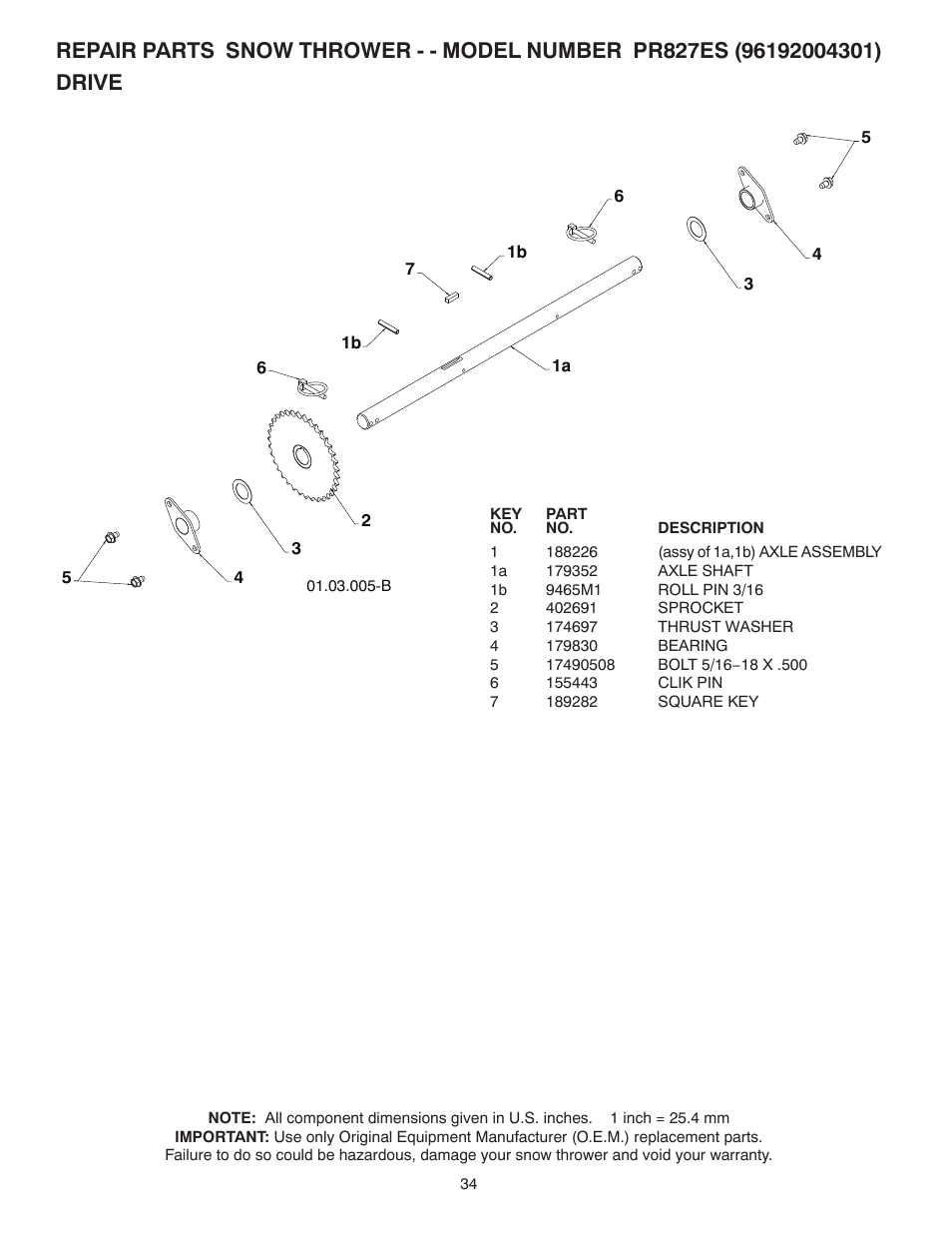 Poulan 96192004301 User Manual | Page 34 / 44