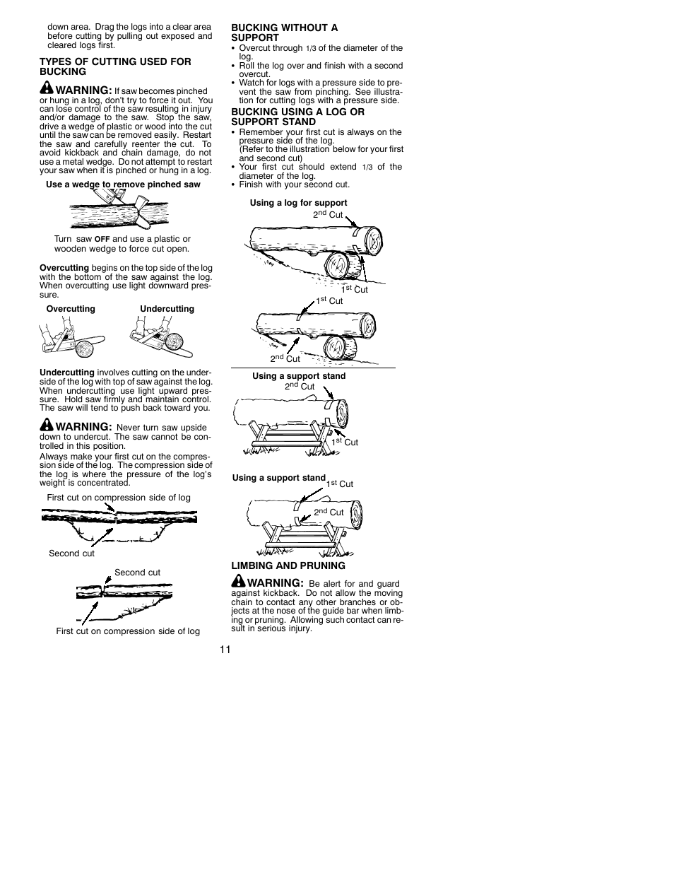 Poulan 530087723 User Manual | Page 11 / 15