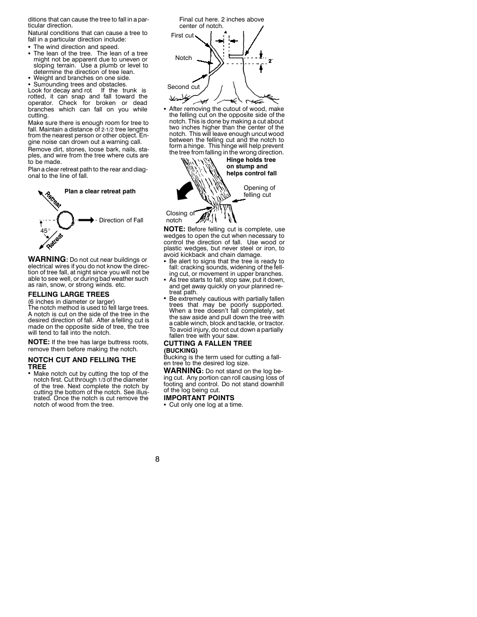 Poulan 2250 EN User Manual | Page 8 / 13