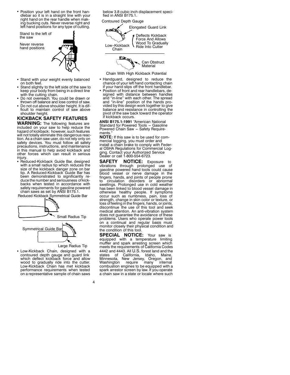 Poulan 3450 User Manual | Page 4 / 12