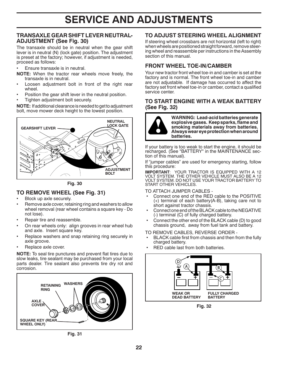 Service and adjustments | Poulan XT 96046002200 User Manual | Page 22 / 28