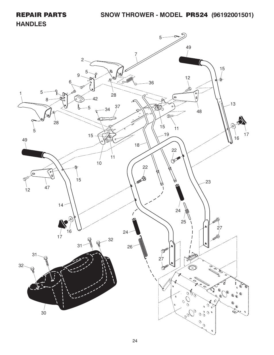 Poulan 415242 User Manual | Page 24 / 32
