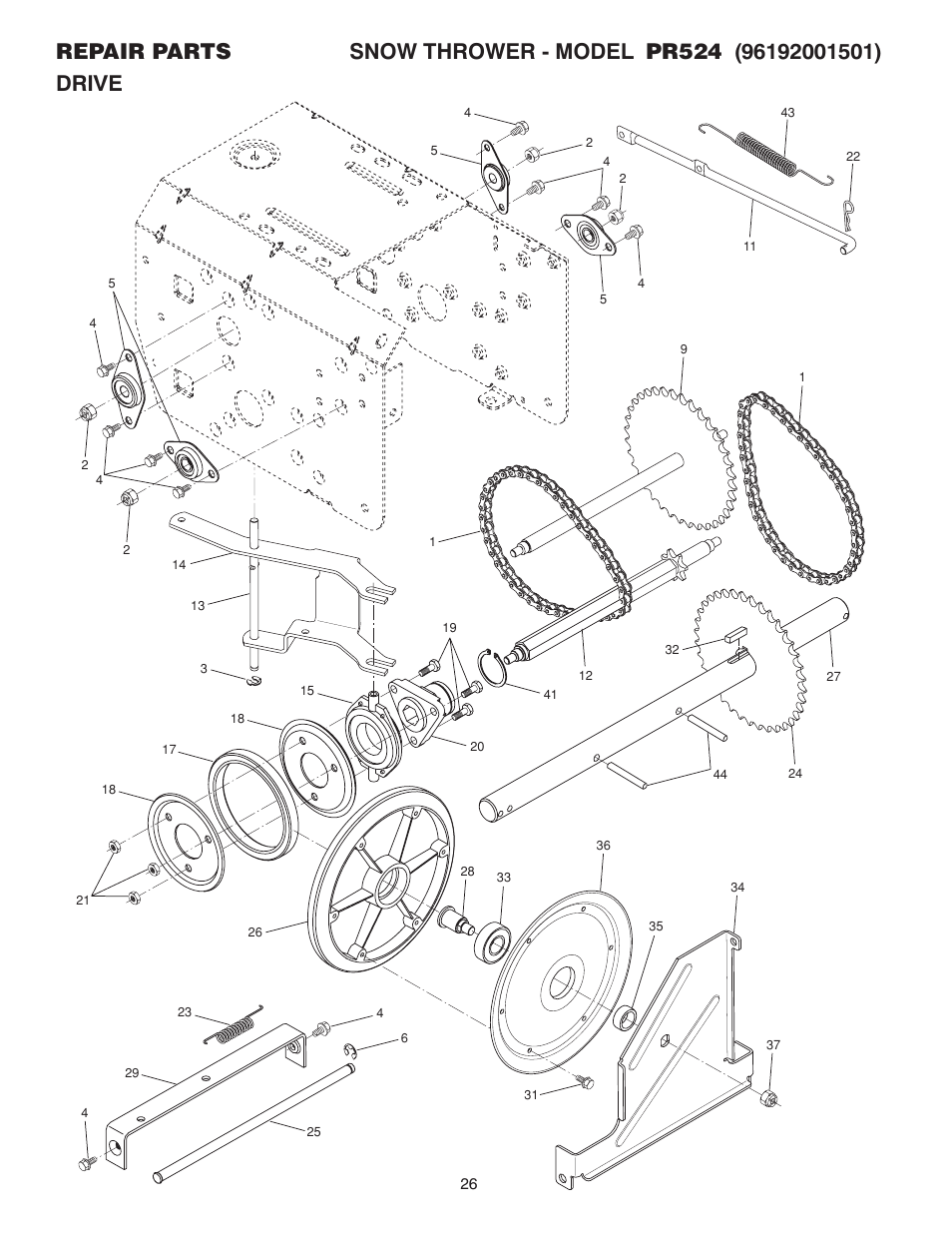Poulan 415242 User Manual | Page 26 / 32