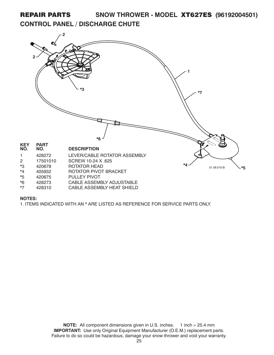 Poulan XT 96192004501 User Manual | Page 25 / 40