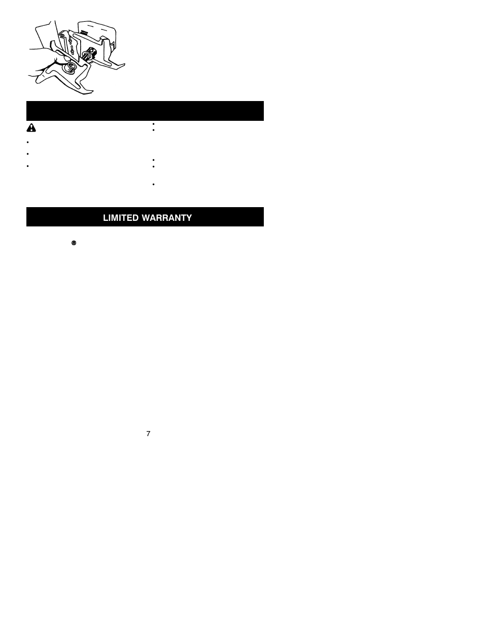 Storage, Limited warranty | Poulan 530164258 User Manual | Page 7 / 7