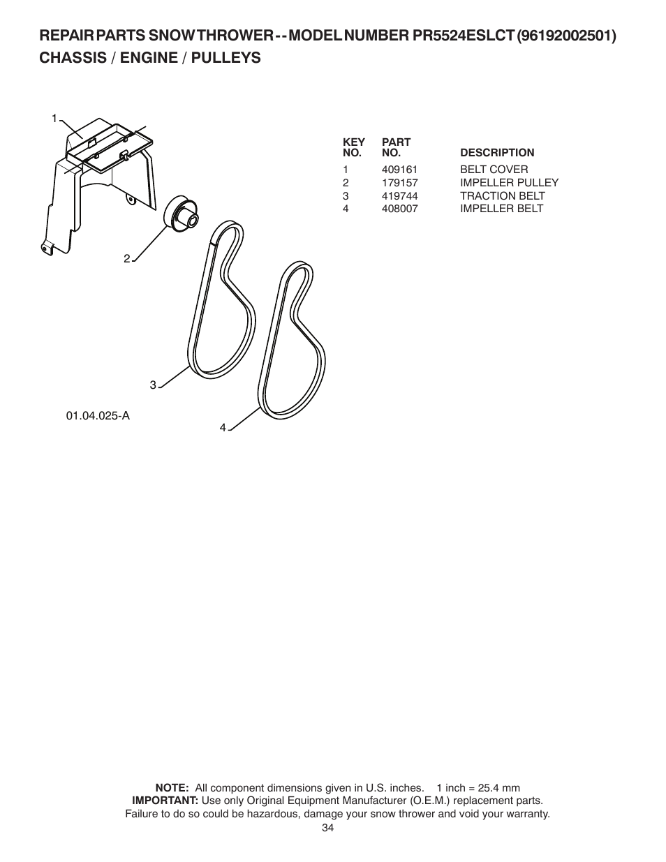 Poulan 424704 User Manual | Page 34 / 40