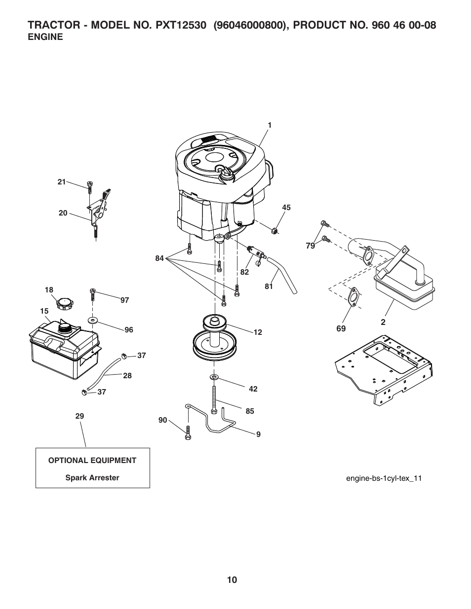 Poulan XT 96046000800 User Manual | Page 10 / 20