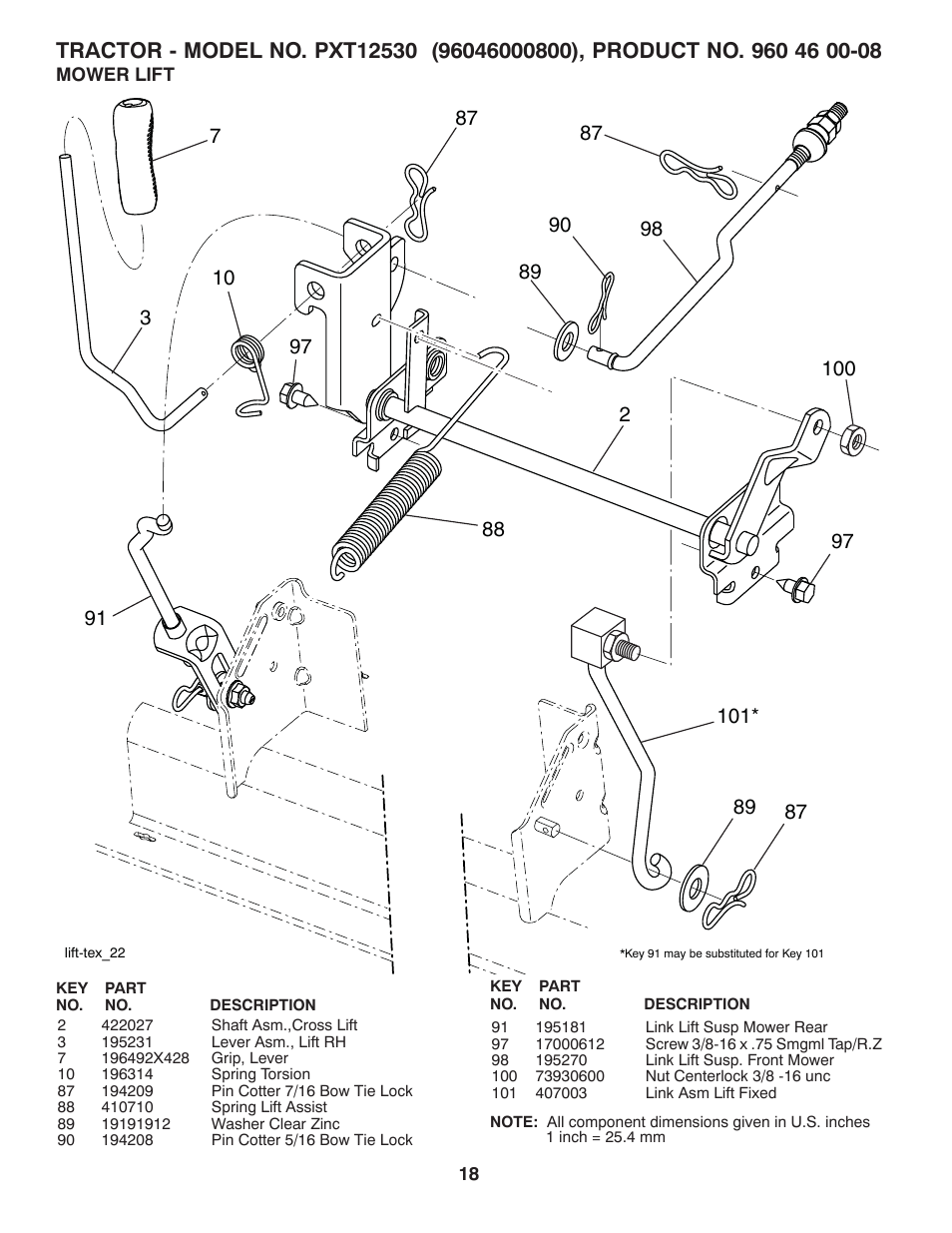 Poulan XT 96046000800 User Manual | Page 18 / 20