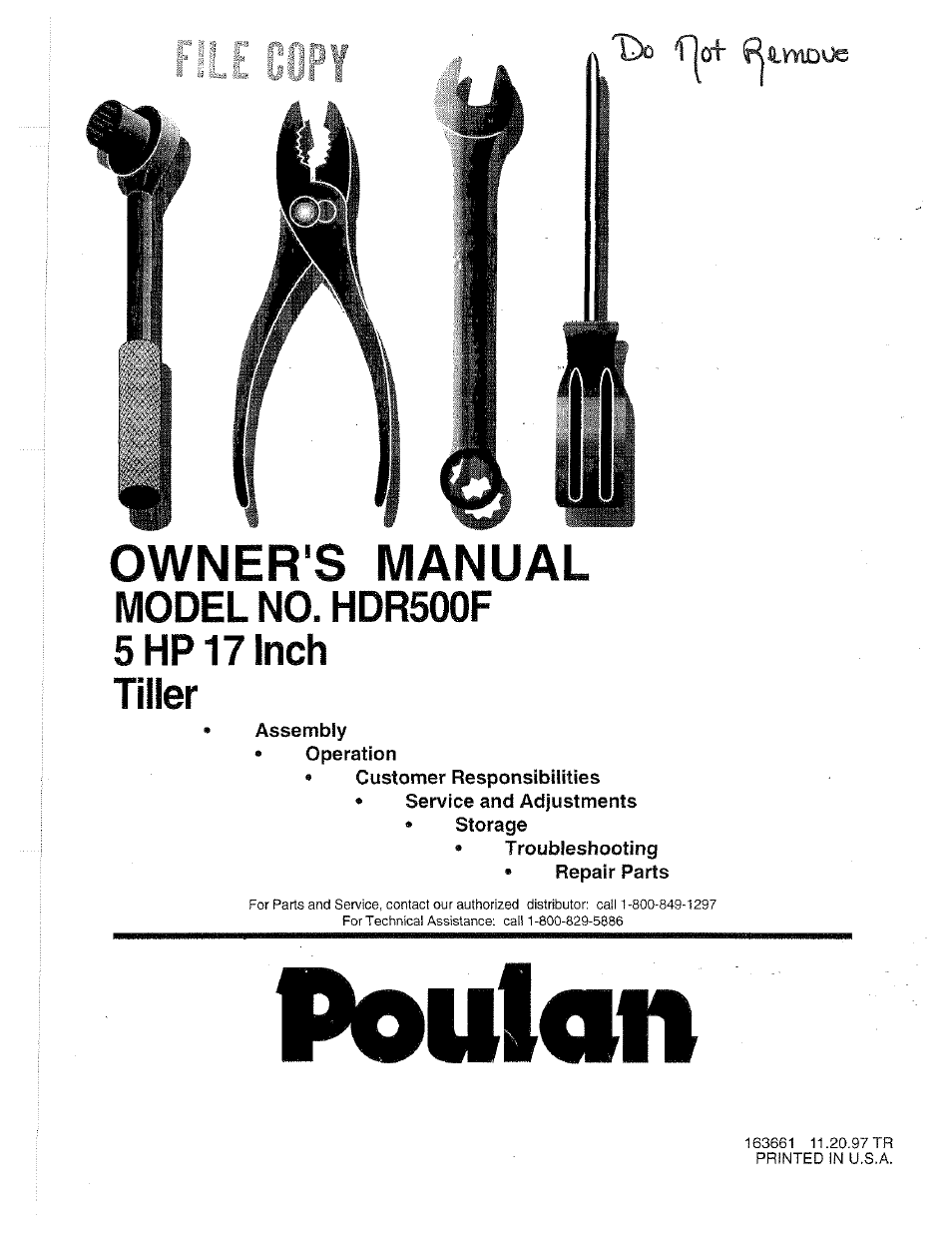 Poulan 163661 User Manual | 28 pages