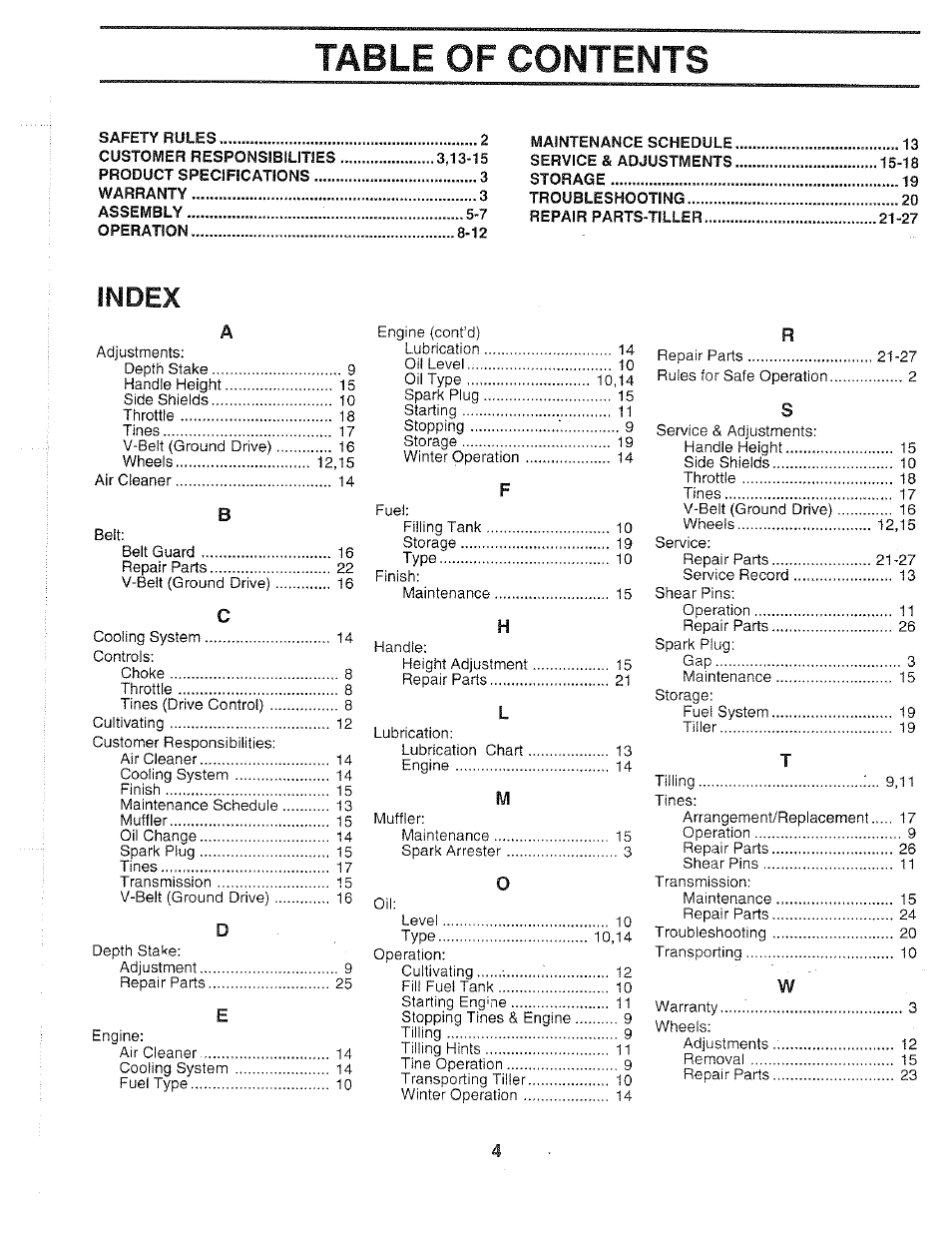 Poulan 163661 User Manual | Page 4 / 28